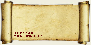 Jovana Ubović vizit kartica